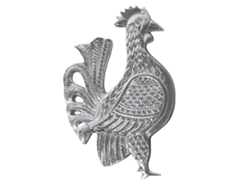 PORTA CALIENTE GALLO GDE BOTANEROS EN PEWTER