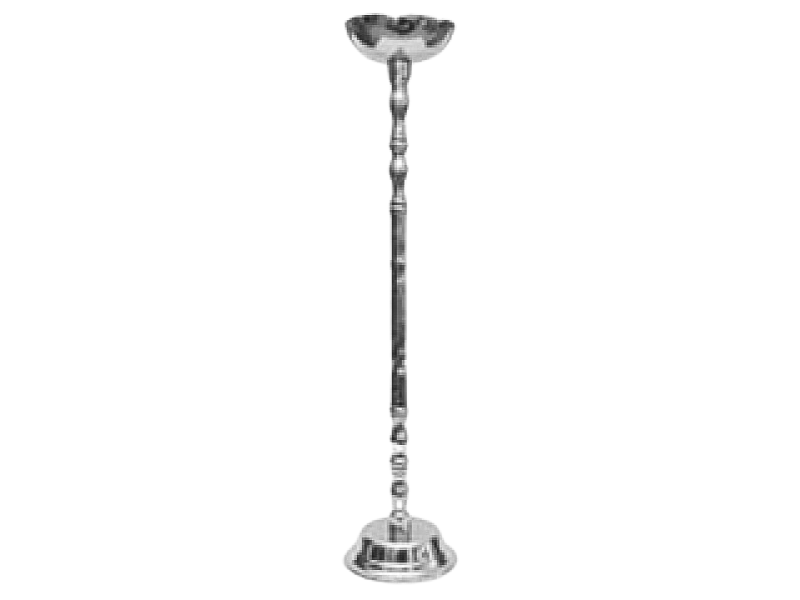 CANDELABRO UNA VELA GDE CANDELABRO EN PEWTER