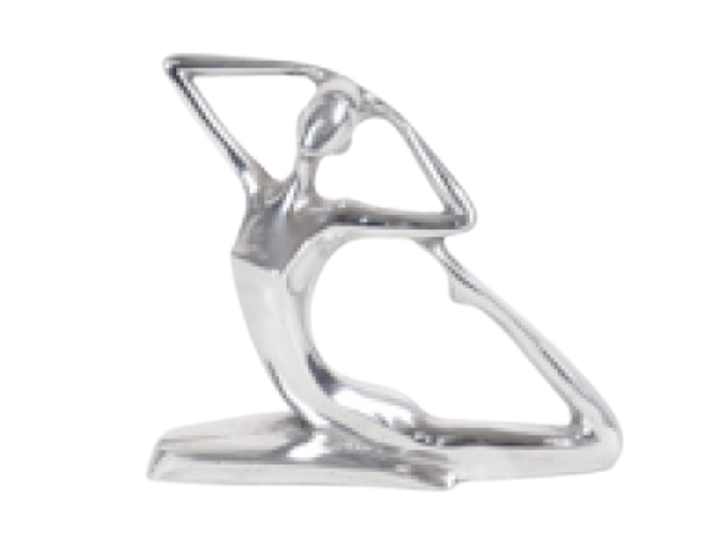 ADORNO DE PEWTER MUNECA YOGA MED
