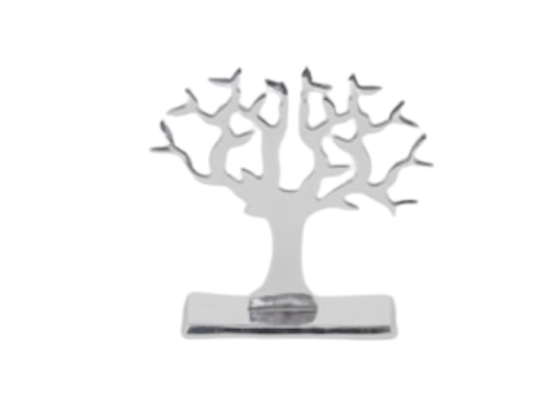 ADORNO ARBOL HOJAS CON BASE MINI