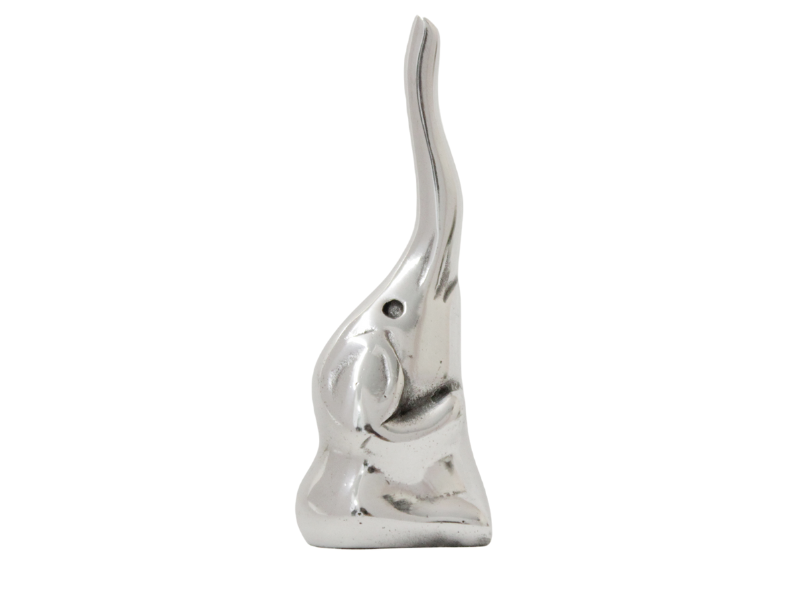 ANILLERO ELEFANTE TROMPA PARADA CH ANILLEROS EN PEWTER