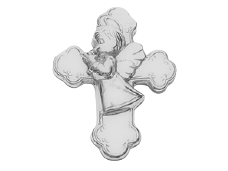 CRUZ NIÑO PRECIOSOS MOMENTOS MED CRUZ DE PEWTER