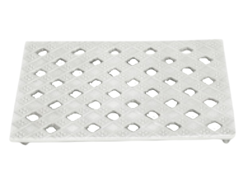 PORTA CALIENTE ROMBOS PICADO GDE BOTANEROS EN PEWTER