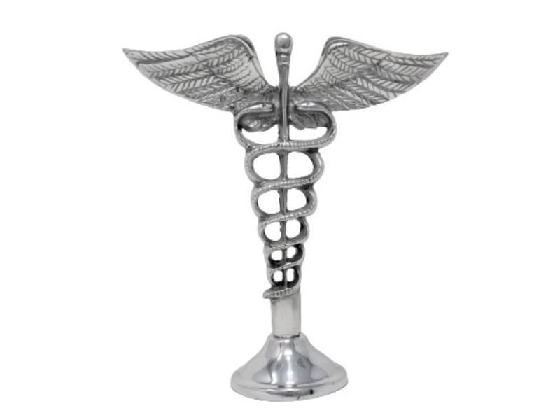 ADORNO RECONOCIMIENTO  SIMBOLO MEDICO EN PEWTER 