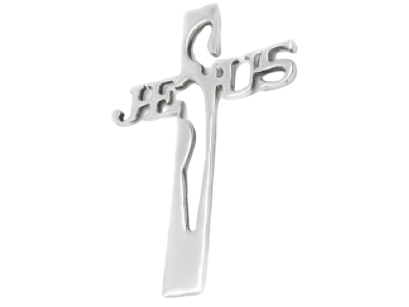 CRUZ JESUS GDE CRUCES EN PEWTER