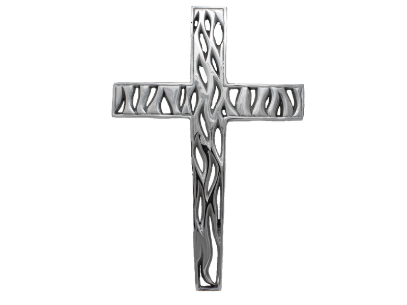 CRUZ ONDAS DE PEWTER 