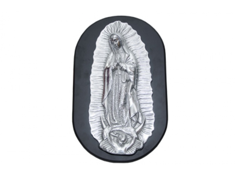 VIRGEN DE GUADALUPE MADERA CHOCOLATE GDE