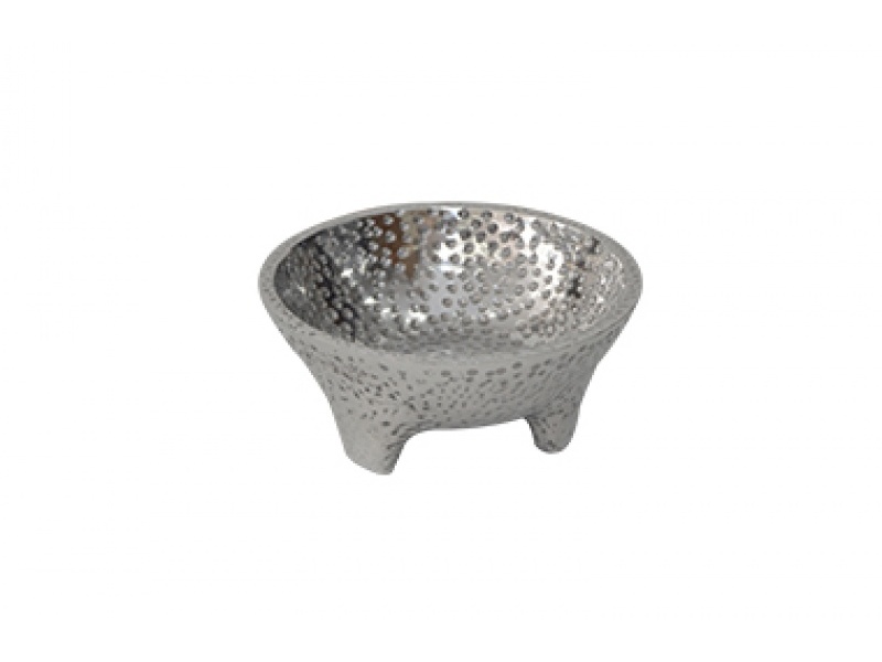 SALSERA MOLCAJETE PICADO CHICA SALSERA EN PEWTER