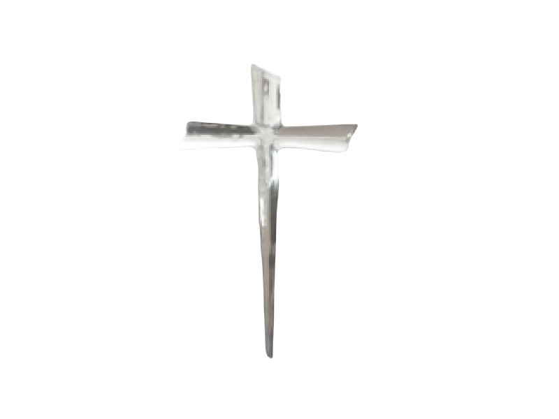 CRUZ FINA CON COLGADERA MED CRUCES EN PEWTER